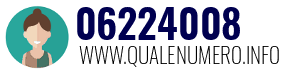 Numero di telefono 06224008 06224008