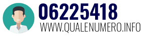 Numero di telefono 06225418 06225418