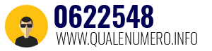 Numero di telefono 0622548 0622548