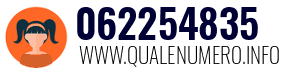 Numero di telefono 062254835 062254835