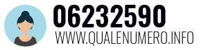 Numero di telefono 06232590 06232590