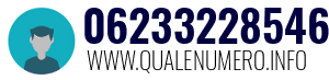 Numero di telefono 06233228546 06233228546