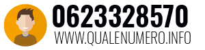 Numero di telefono 0623328570 0623328570