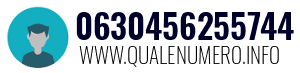 Numero di telefono 0630456255744 0630456255744