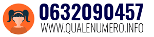 Numero di telefono 0632090457 0632090457