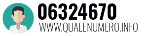 Numero di telefono 06324670 06324670