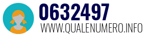 Numero di telefono 0632497 0632497