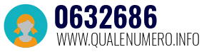 Numero di telefono 0632686 0632686