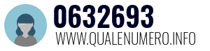 Numero di telefono 0632693 0632693