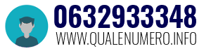 Numero di telefono 0632933348 0632933348