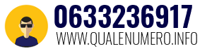 Numero di telefono 0633236917 0633236917