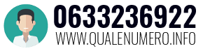Numero di telefono 0633236922 0633236922