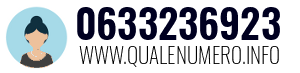 Numero di telefono 0633236923 0633236923
