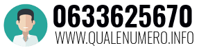 Numero di telefono 0633625670 0633625670