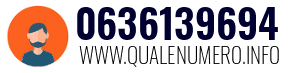 Numero di telefono 0636139694 0636139694