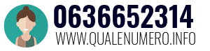 Numero di telefono 0636652314 0636652314