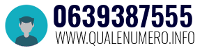 Numero di telefono 0639387555 0639387555