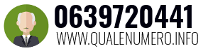 Numero di telefono 0639720441 0639720441