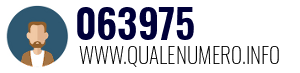 Numero di telefono 063975 063975