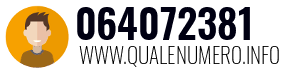 Numero di telefono 064072381 064072381