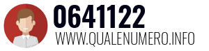 Numero di telefono 0641122 0641122