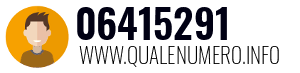 Numero di telefono 06415291 06415291