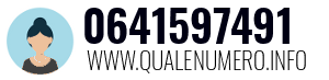 Numero di telefono 0641597491 0641597491