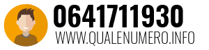 Numero di telefono 0641711930 0641711930