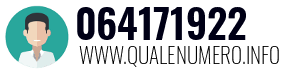 Numero di telefono 064171922 064171922
