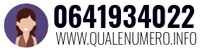 Numero di telefono 0641934022 0641934022