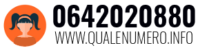 Numero di telefono 0642020880 0642020880