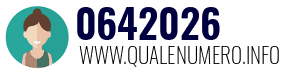 Numero di telefono 0642026 0642026