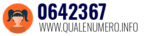 Numero di telefono 0642367 0642367