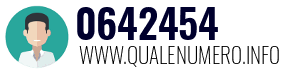 Numero di telefono 0642454 0642454