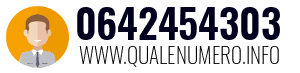 Numero di telefono 0642454303 0642454303