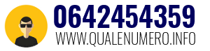 Numero di telefono 0642454359 0642454359