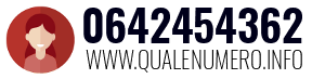 Numero di telefono 0642454362 0642454362