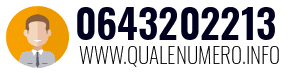 Numero di telefono 0643202213 0643202213