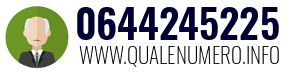 Numero di telefono 0644245225 0644245225