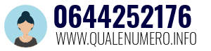 Numero di telefono 0644252176 0644252176