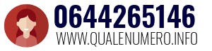 Numero di telefono 0644265146 0644265146