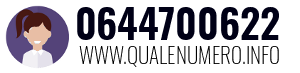 Numero di telefono 0644700622 0644700622