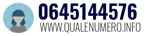 Numero di telefono 0645144576 0645144576