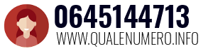 Numero di telefono 0645144713 0645144713