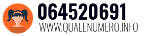 Numero di telefono 064520691 064520691