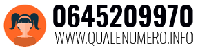Numero di telefono 0645209970 0645209970