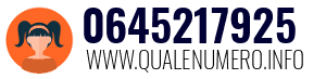 Numero di telefono 0645217925 0645217925