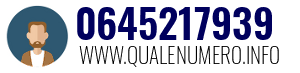 Numero di telefono 0645217939 0645217939