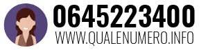 Numero di telefono 0645223400 0645223400