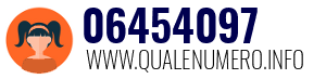 Numero di telefono 06454097 06454097